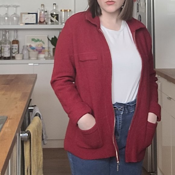 Boiled wool vest - Picture 3 of 4